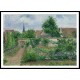 Kitchen Garden Overcast Morning Eragny 1891 `, A New Print Of a Camille Pissaro Painting